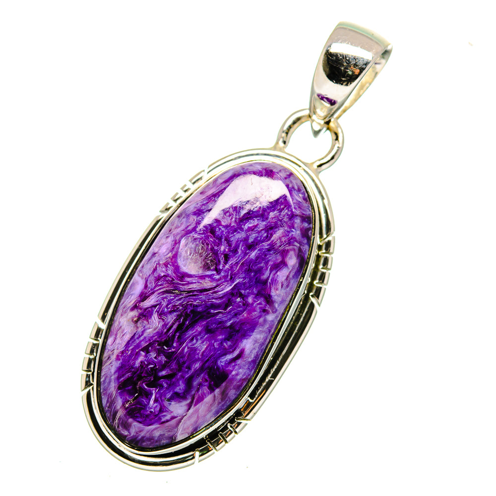 Charoite Pendants handcrafted by Ana Silver Co - PD12569