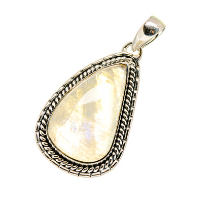 Rainbow Moonstone Pendants handcrafted by Ana Silver Co - PD12582