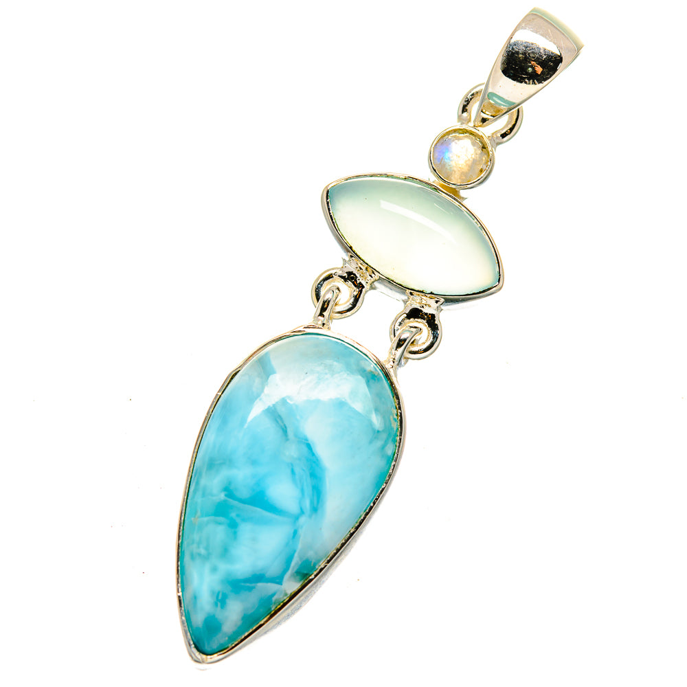 Larimar Pendants handcrafted by Ana Silver Co - PD12584