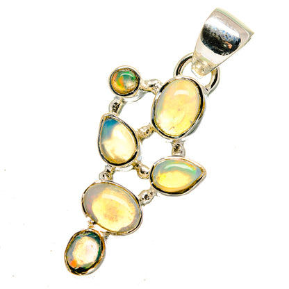 Ethiopian Opal Pendants handcrafted by Ana Silver Co - PD12587