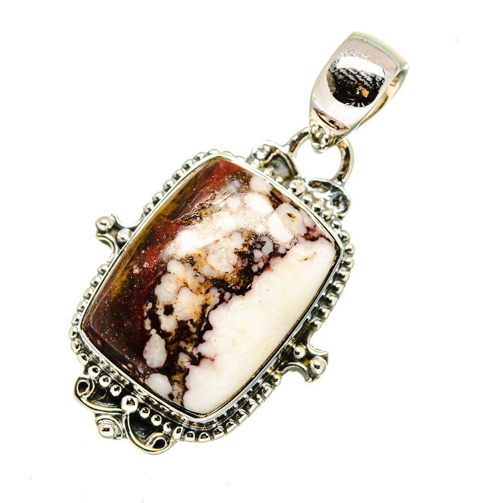 Peanut Wood Jasper Pendants handcrafted by Ana Silver Co - PD12588