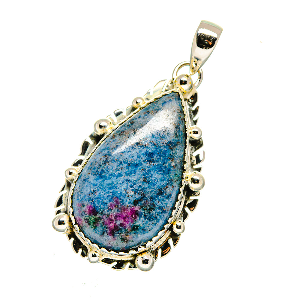 Ruby Fuchsite Pendants handcrafted by Ana Silver Co - PD12590