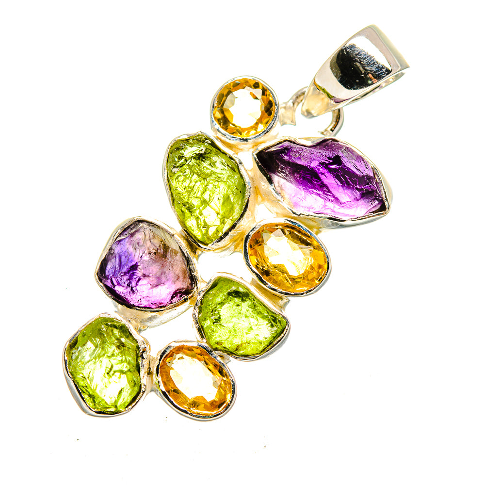 Amethyst Pendants handcrafted by Ana Silver Co - PD12617