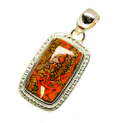Moroccan Agate Pendants handcrafted by Ana Silver Co - PD12631