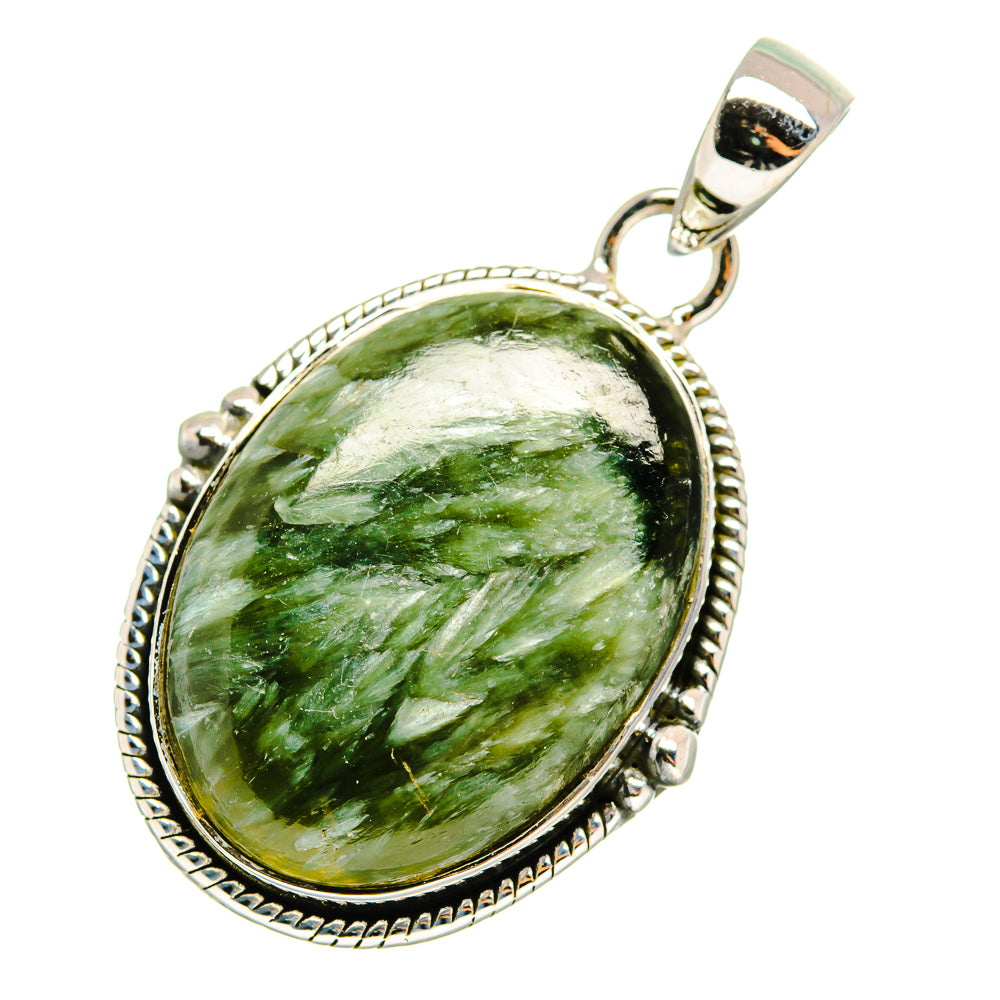 Seraphinite Pendants handcrafted by Ana Silver Co - PD12678