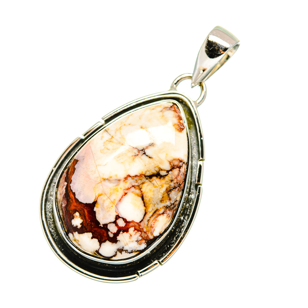 Peanut Wood Jasper Pendants handcrafted by Ana Silver Co - PD12686