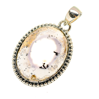 Dendritic Opal Pendants handcrafted by Ana Silver Co - PD12688