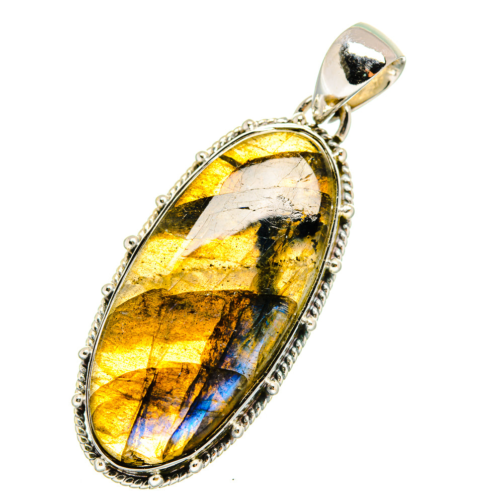 Labradorite Pendants handcrafted by Ana Silver Co - PD12709