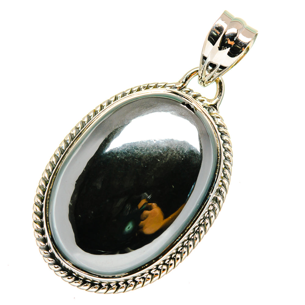 Hematite Pendants handcrafted by Ana Silver Co - PD12713