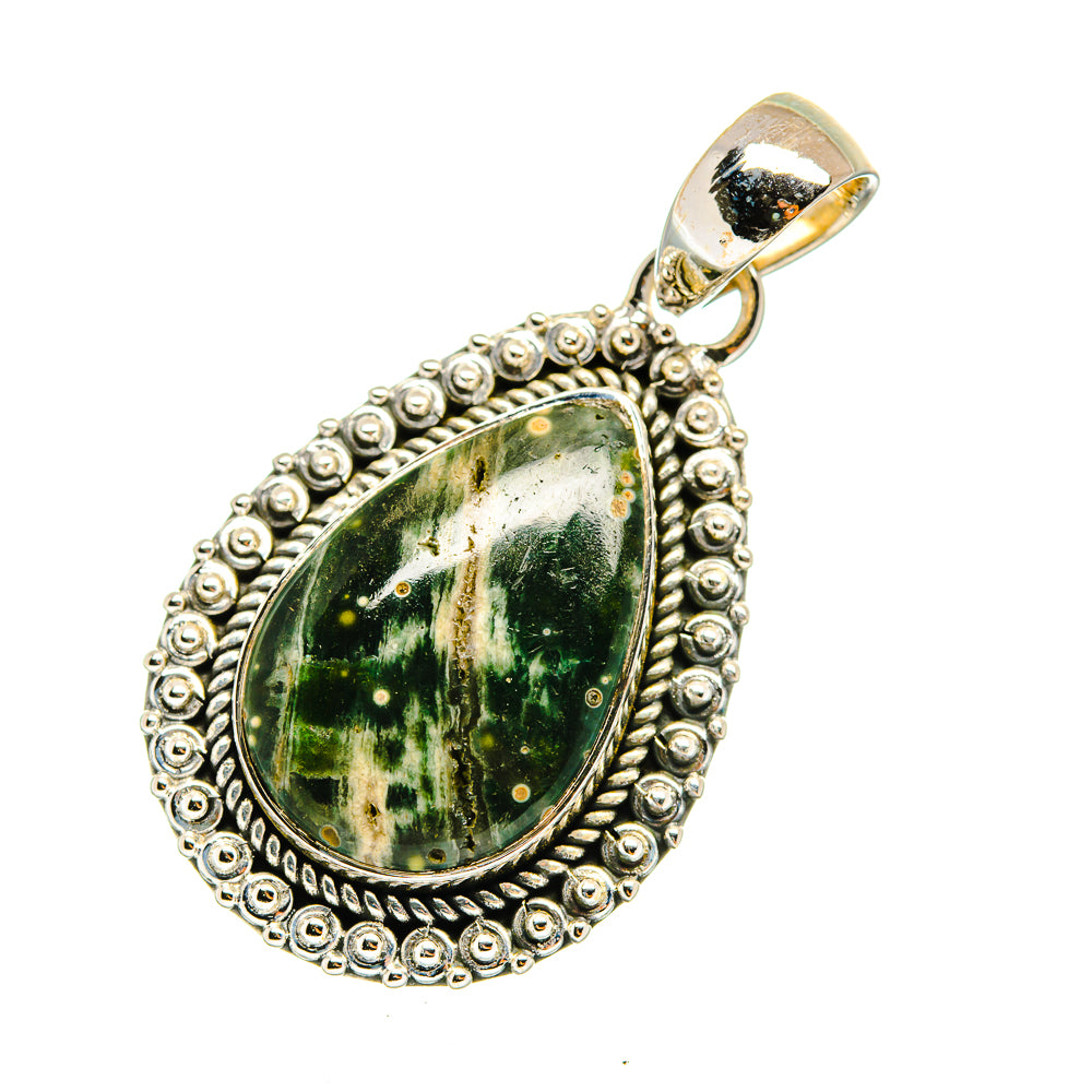 Ocean Jasper Pendants handcrafted by Ana Silver Co - PD12727