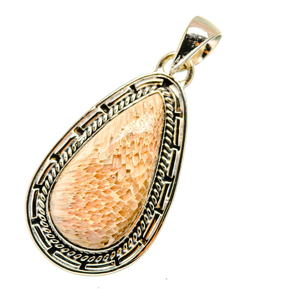 Scolecite Pendants handcrafted by Ana Silver Co - PD12729