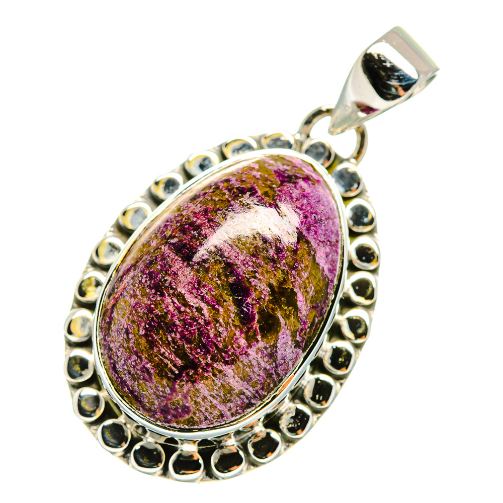 Stichtite Pendants handcrafted by Ana Silver Co - PD12740