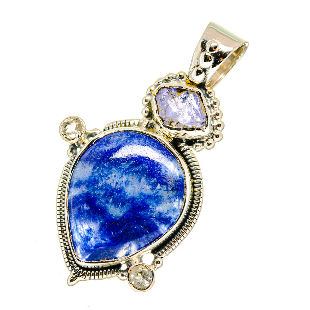 Sodalite Pendants handcrafted by Ana Silver Co - PD12757