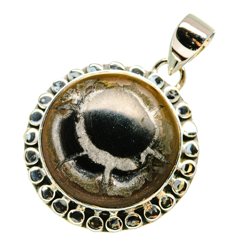 Septarian Geode Pendants handcrafted by Ana Silver Co - PD12761