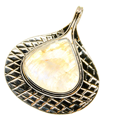 Rainbow Moonstone Pendants handcrafted by Ana Silver Co - PD12768