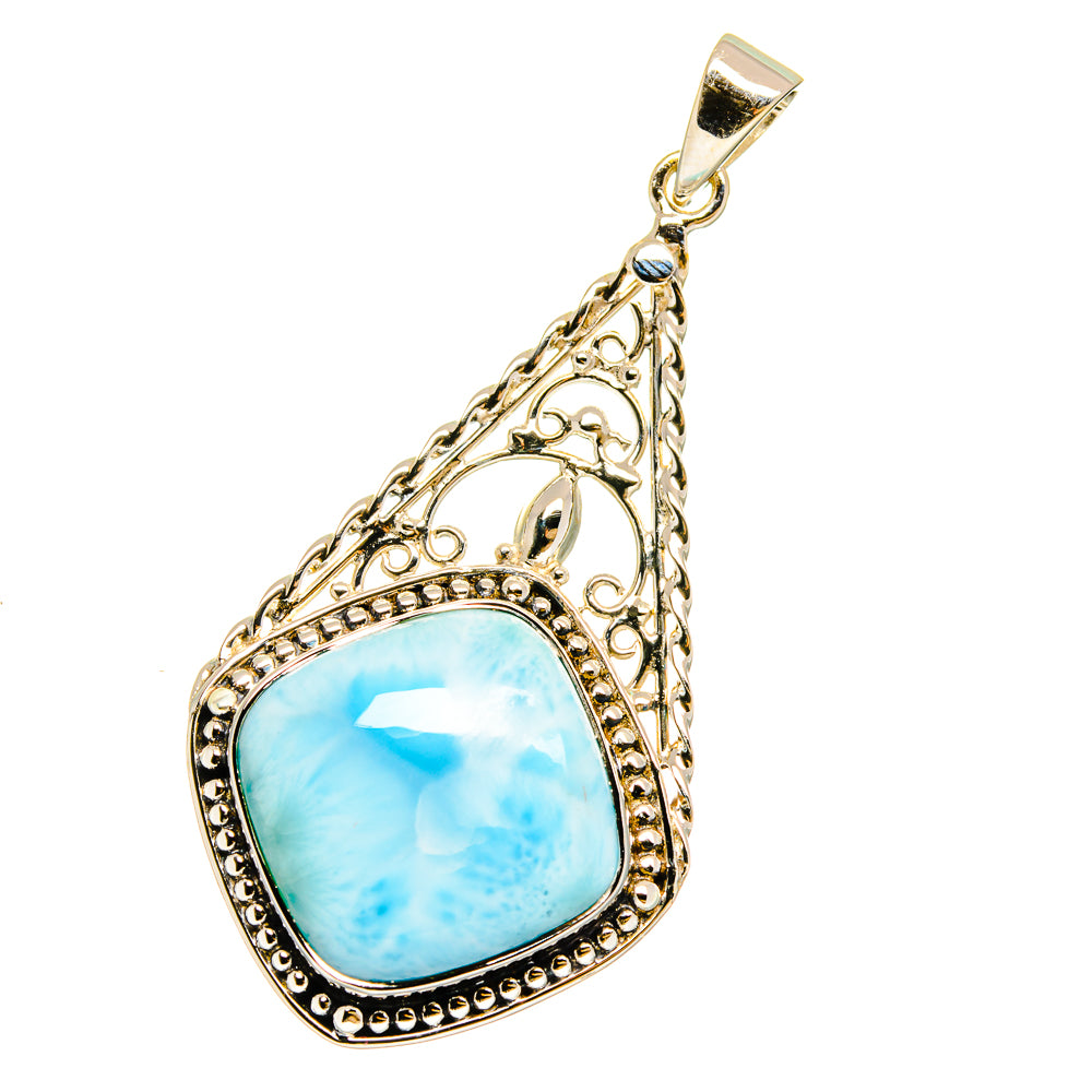 Larimar Pendants handcrafted by Ana Silver Co - PD12769