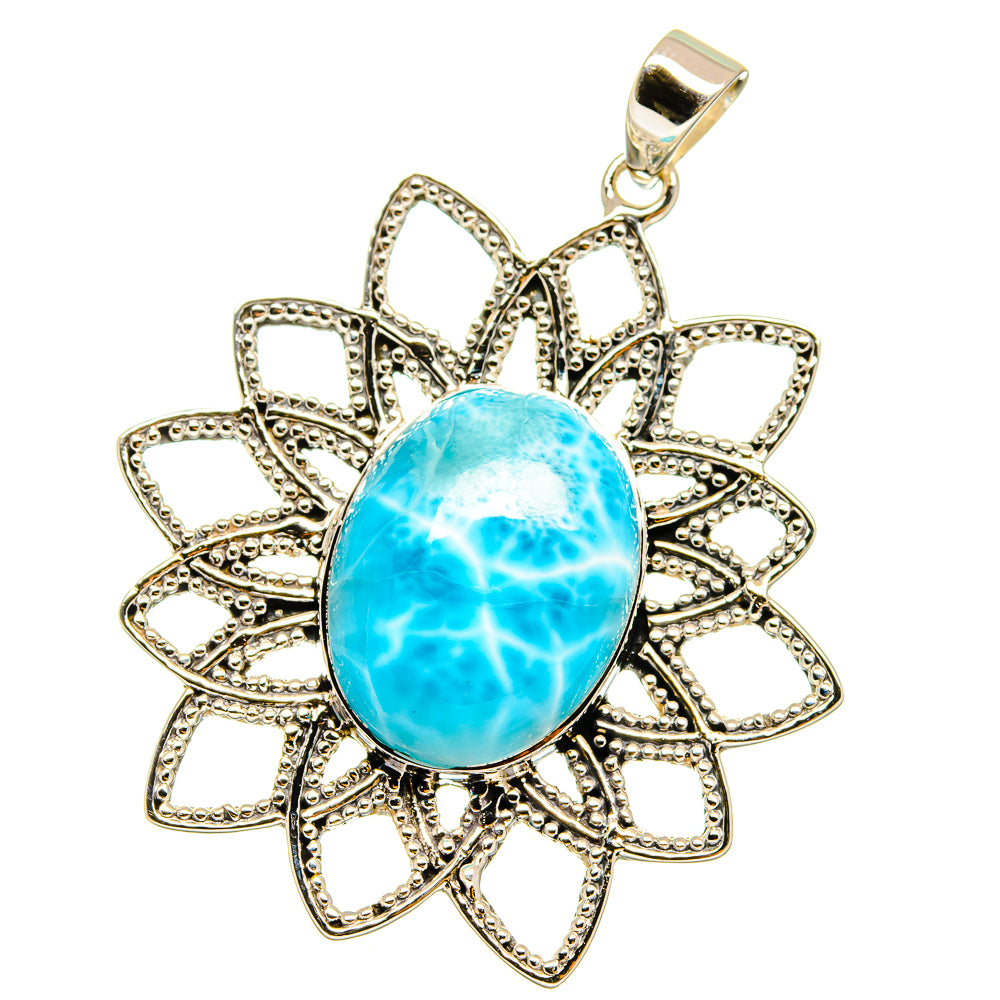 Larimar Pendants handcrafted by Ana Silver Co - PD12776
