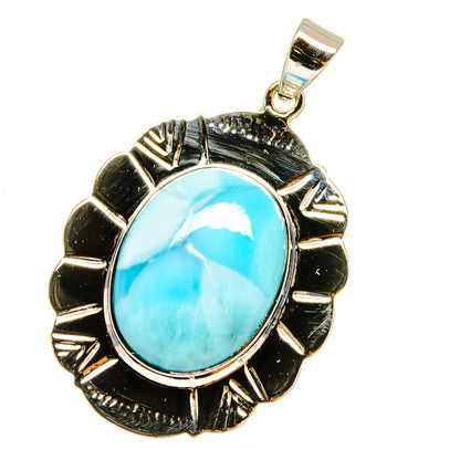 Larimar Pendants handcrafted by Ana Silver Co - PD12779