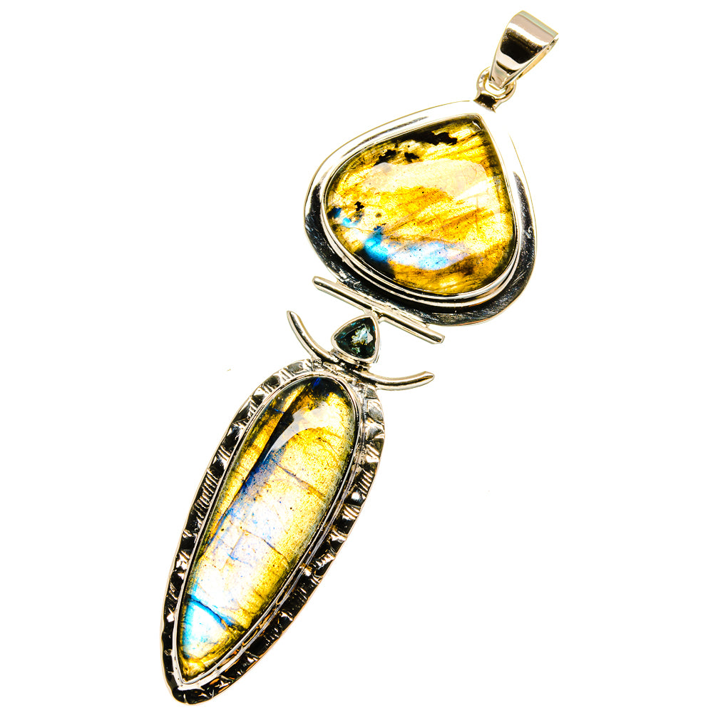 Labradorite Pendants handcrafted by Ana Silver Co - PD12784
