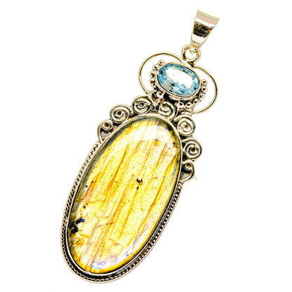 Labradorite Pendants handcrafted by Ana Silver Co - PD12797