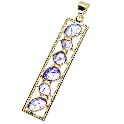 Tanzanite Pendants handcrafted by Ana Silver Co - PD12798