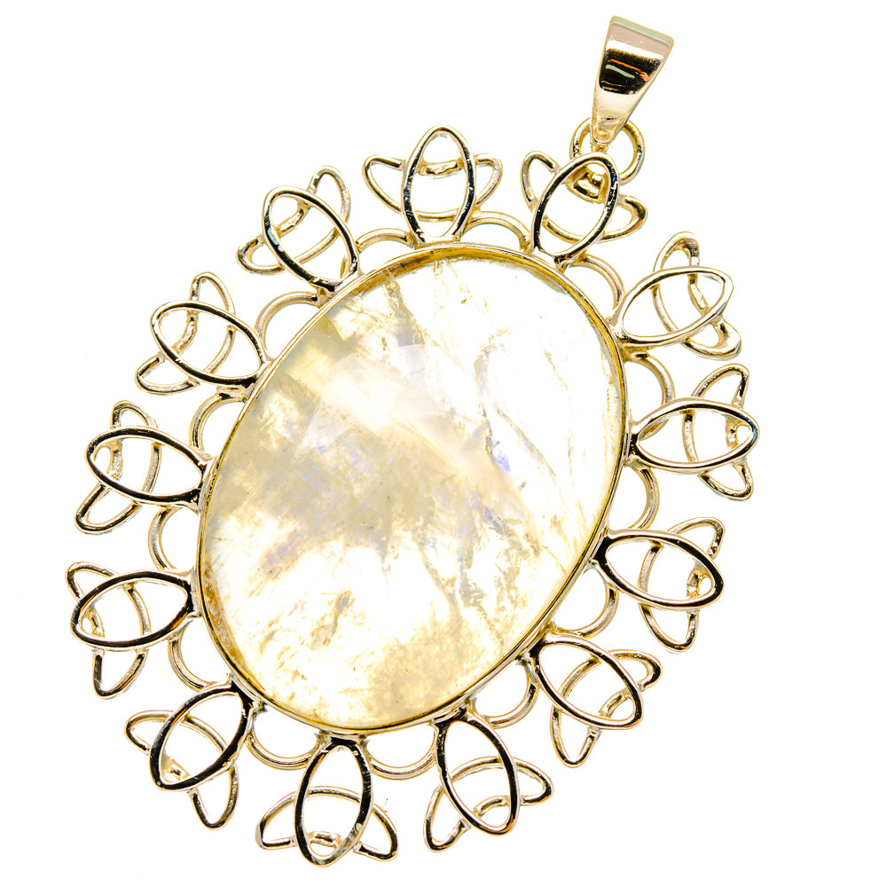 Rainbow Moonstone Pendants handcrafted by Ana Silver Co - PD12800