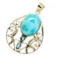 Larimar Pendants handcrafted by Ana Silver Co - PD12808