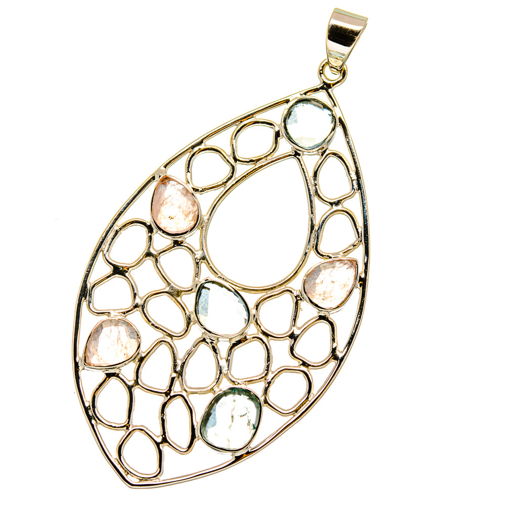Rainbow Moonstone Pendants handcrafted by Ana Silver Co - PD12817