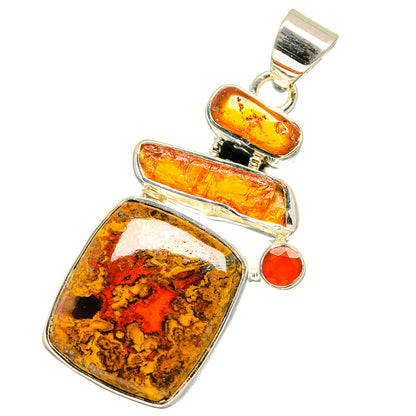Moroccan Agate Pendants handcrafted by Ana Silver Co - PD12824