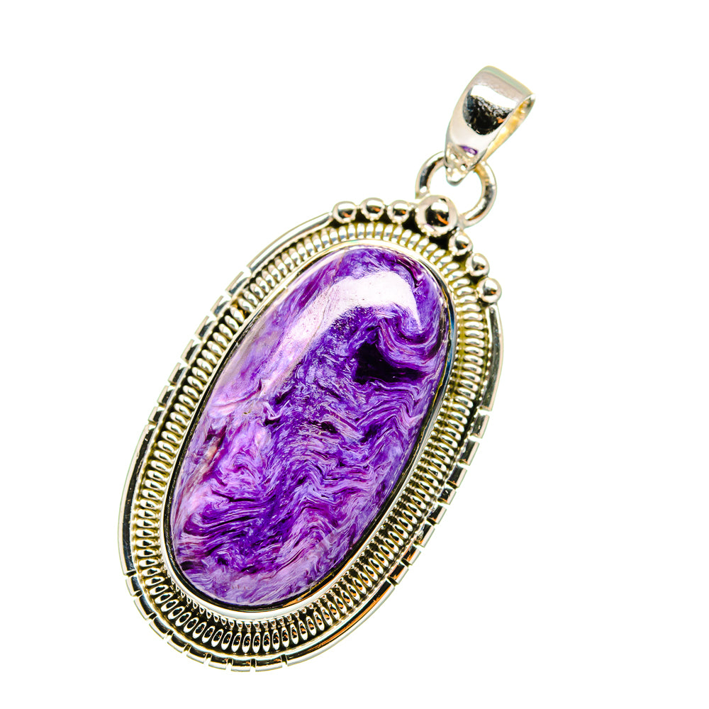 Charoite Pendants handcrafted by Ana Silver Co - PD12832
