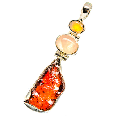 Garnet Pendants handcrafted by Ana Silver Co - PD12834