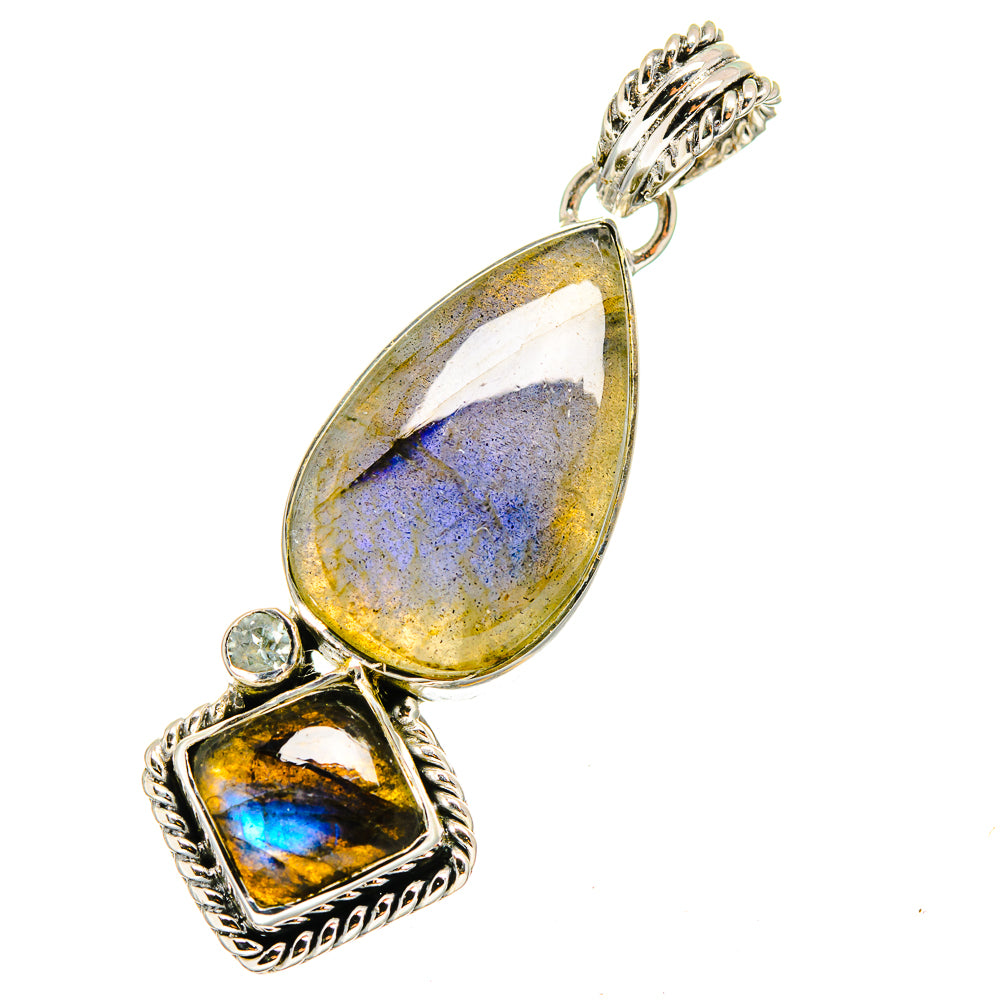 Labradorite Pendants handcrafted by Ana Silver Co - PD12841