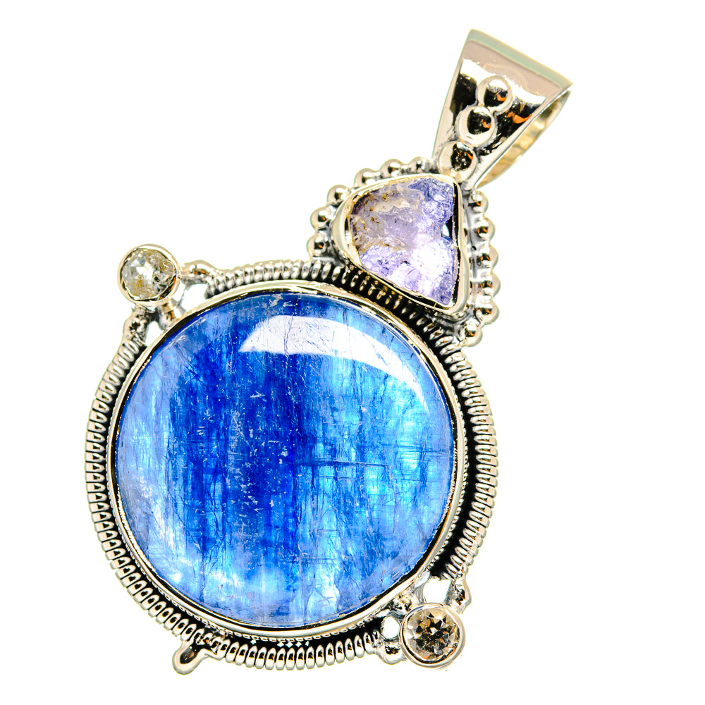 Kyanite Pendants handcrafted by Ana Silver Co - PD12846