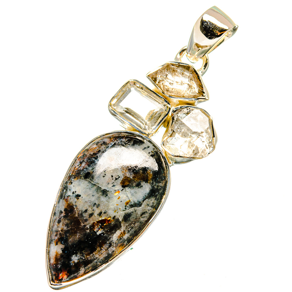 Russian Eudialyte Pendants handcrafted by Ana Silver Co - PD12862