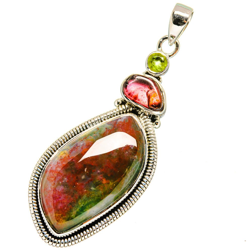 Bloodstone Pendants handcrafted by Ana Silver Co - PD12868
