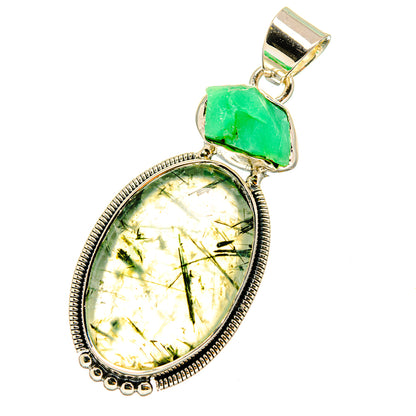 Prehnite Pendants handcrafted by Ana Silver Co - PD12874