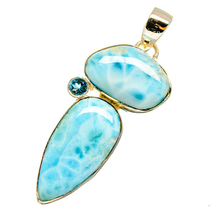 Larimar Pendants handcrafted by Ana Silver Co - PD12877