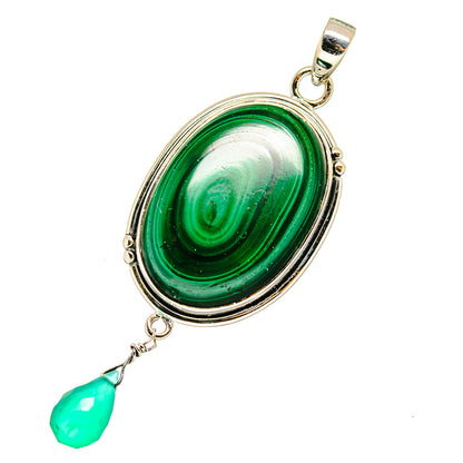 Malachite Pendants handcrafted by Ana Silver Co - PD12878
