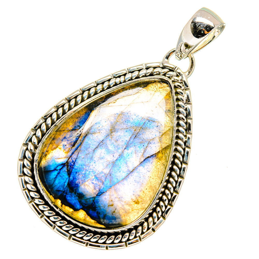 Labradorite Pendants handcrafted by Ana Silver Co - PD12881