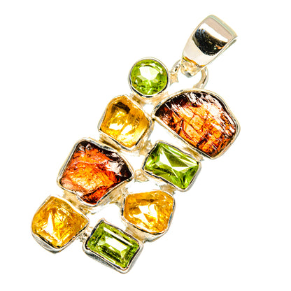 Garnet Pendants handcrafted by Ana Silver Co - PD12888