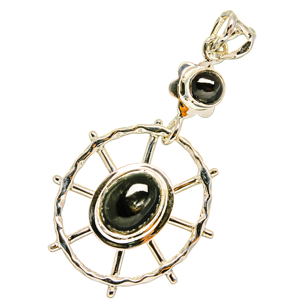 Star Diopside Pendants handcrafted by Ana Silver Co - PD12895