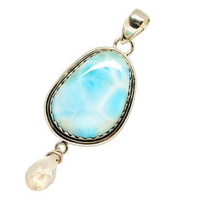 Larimar Pendants handcrafted by Ana Silver Co - PD12901