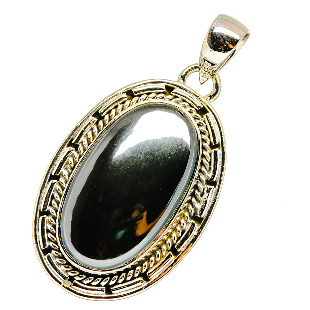 Hematite Pendants handcrafted by Ana Silver Co - PD12902
