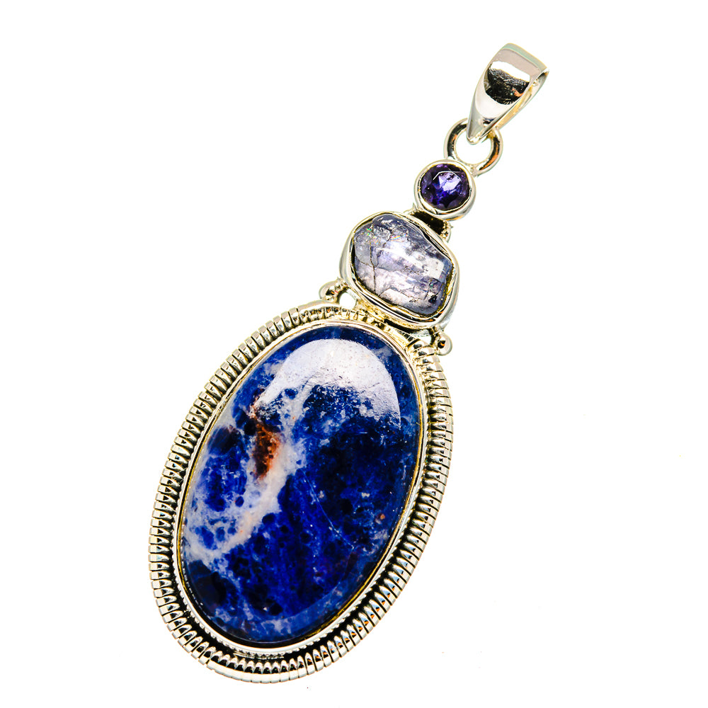 Sodalite Pendants handcrafted by Ana Silver Co - PD12905