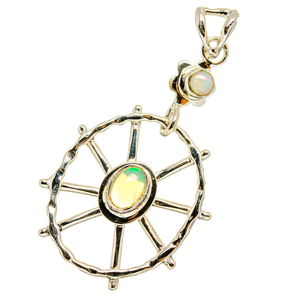 Ethiopian Opal Pendants handcrafted by Ana Silver Co - PD12915