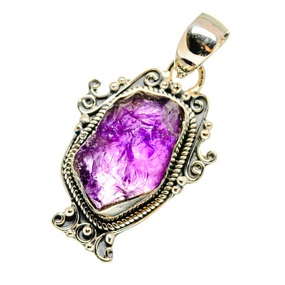 Amethyst Pendants handcrafted by Ana Silver Co - PD12929
