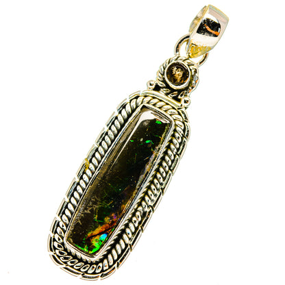 Ammolite Pendants handcrafted by Ana Silver Co - PD12930