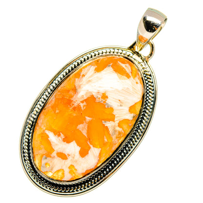 Scolecite Pendants handcrafted by Ana Silver Co - PD12955