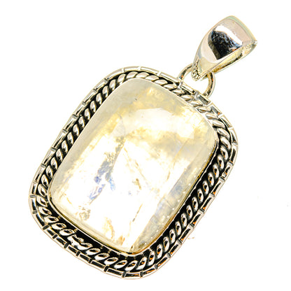 Rainbow Moonstone Pendants handcrafted by Ana Silver Co - PD12958