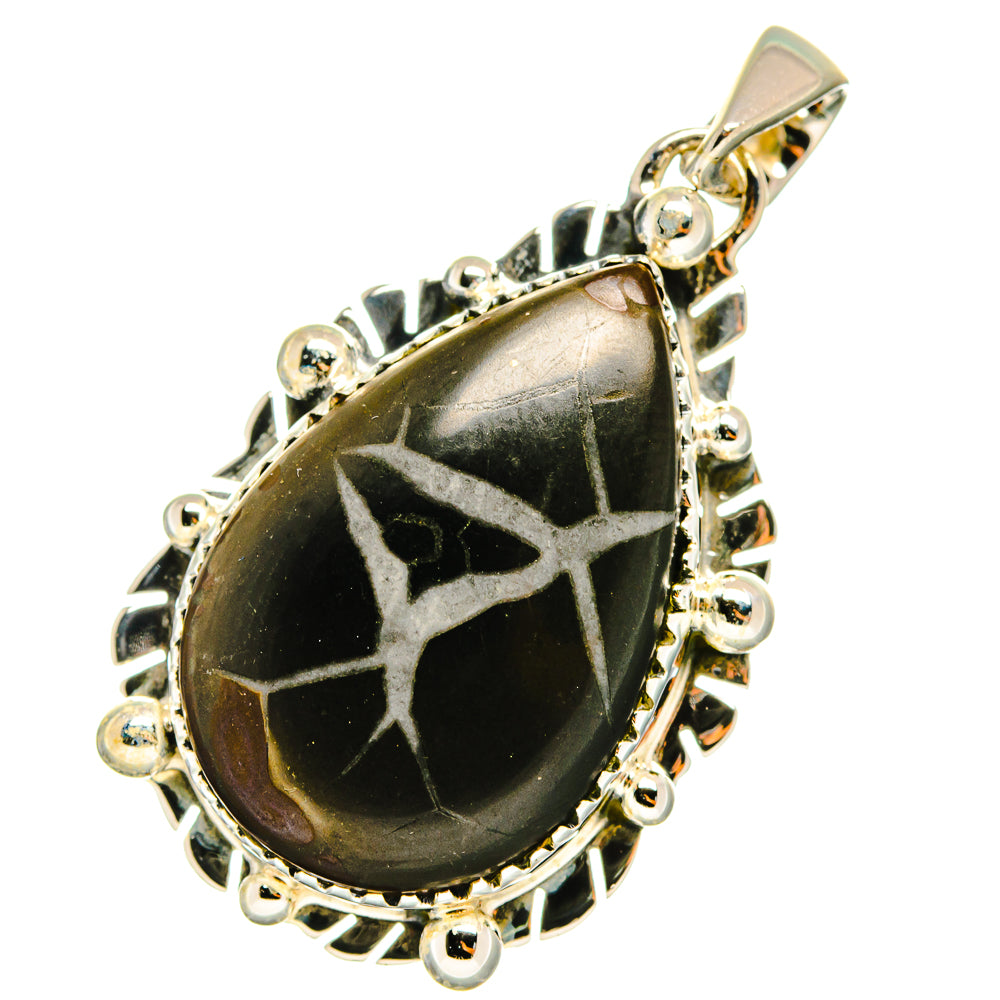 Septarian Geode Pendants handcrafted by Ana Silver Co - PD12964